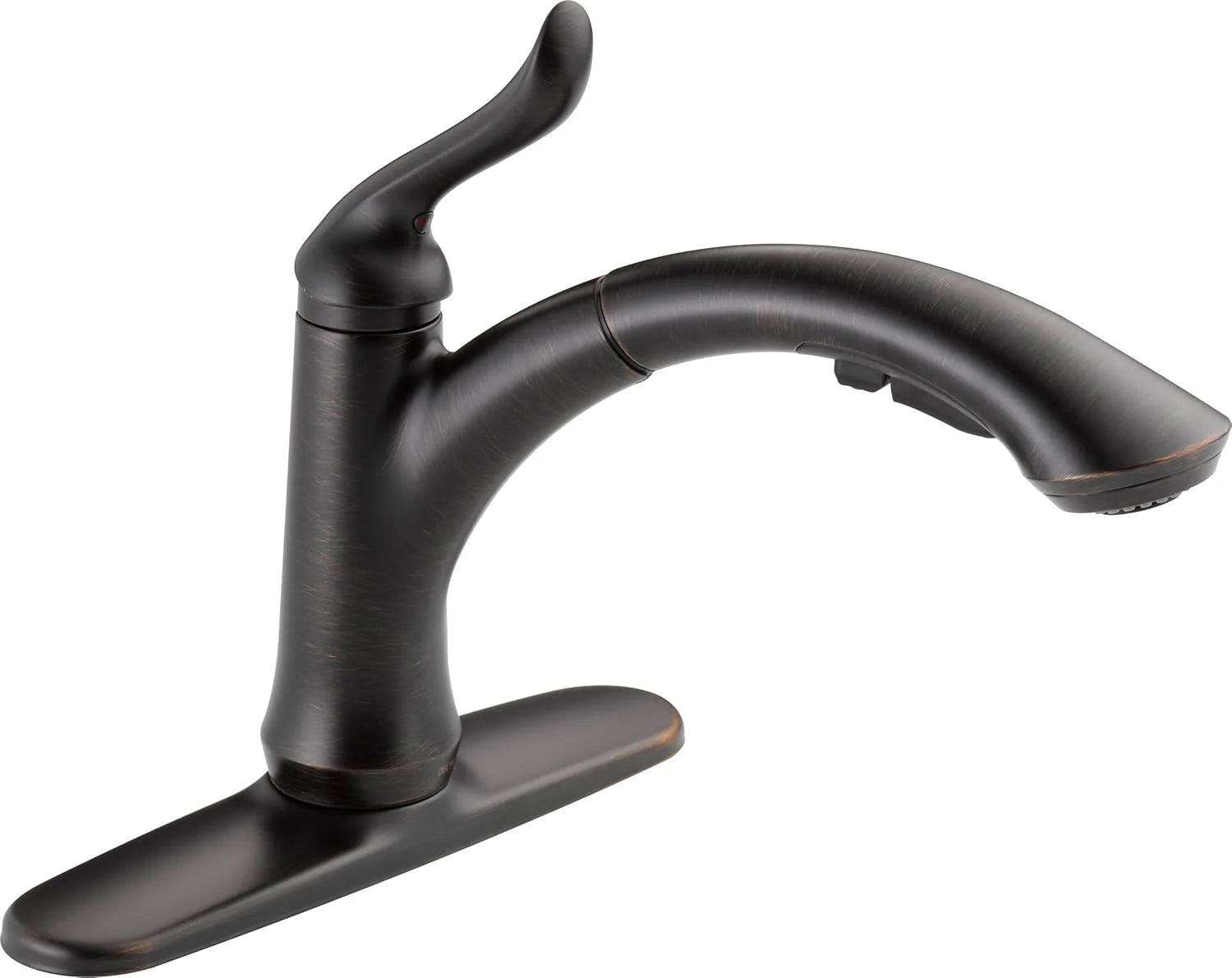 DELTA FAUCET Delta Faucet 4353-RB-DST Linden Single-Handle Kitchen Sink Faucet with Pull Out Sprayer