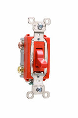 LEGRAND Pass & Seymour PS20AC3RED 3way Toggle Switch 20A 120/277V Red