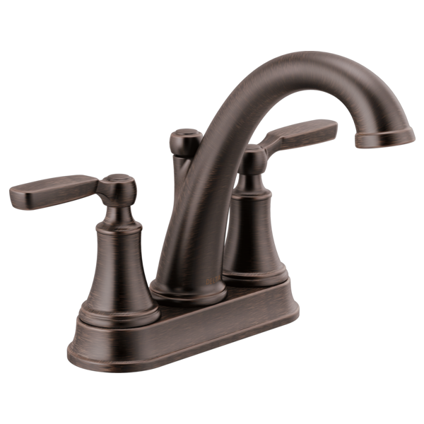 DELTA FAUCET Delta Faucet 2532LF-RBTP Woodhurst Two Handle Centerset Bathroom Sink Faucet in Venetian Bronze