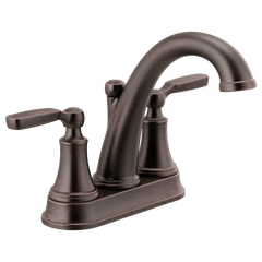 DELTA FAUCET Delta Faucet 2532LF-RBTP Woodhurst Two Handle Centerset Bathroom Sink Faucet in Venetian Bronze