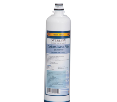 FRANKLIN ELECTRIC FRANKLIN ELECTRIC QCF-CB Carbon Block Filter for SRO Series Reverse Osmosis Drinking Water System