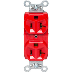 LEGRAND Pass & Seymour CR20RED Commercial Spec-Grade Duplex Receptacle 20A 125VAC