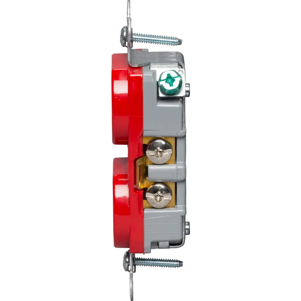 LEGRAND Pass & Seymour CR20RED Commercial Spec-Grade Duplex Receptacle 20A 125VAC