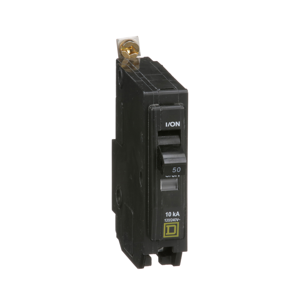 SCHNEIDER ELECTRIC Square D QOB150 Miniature Circuit Breaker 50A 120240V 1Ph, Bolt-On