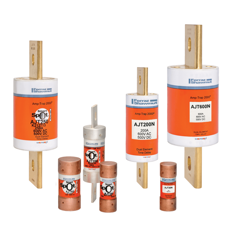 MERSEN Mersen AJT50 50 Amp, 600 Volt, Class J Time Delay Fuse