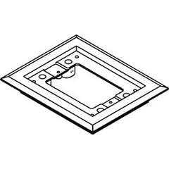 LEGRAND Wiremold 817PCC-BLK Nonmetallic Carpet Flange - Black