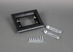 LEGRAND Wiremold 817PCC-BLK Nonmetallic Carpet Flange - Black