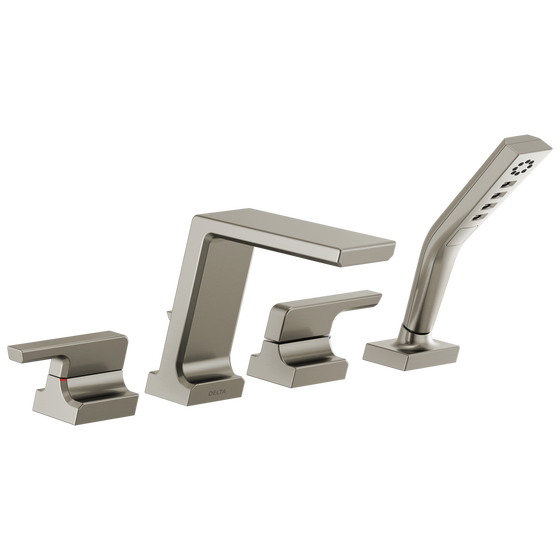DELTA FAUCET Delta T4799-SS-PR Roman Tub with Hand Shower Trim