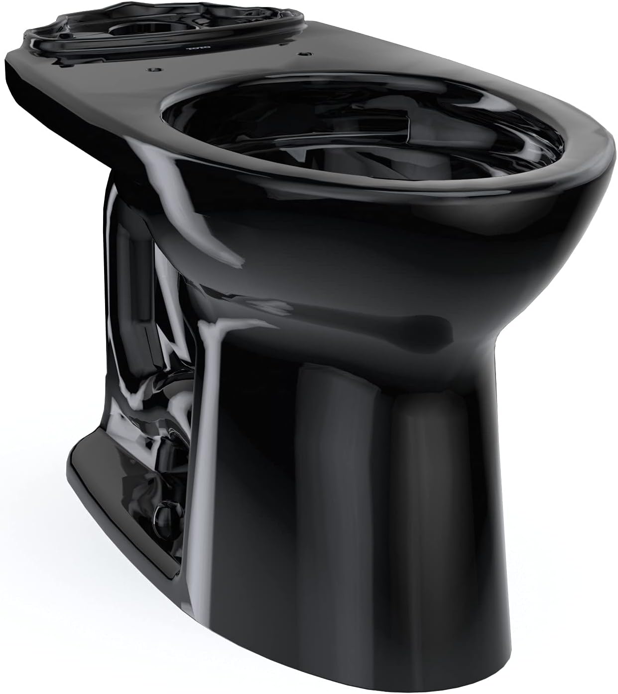 TOTO TOTO C776CEF#51 Drake Elongated Universal Height Tornado Flush Toilet Bowl Ebony