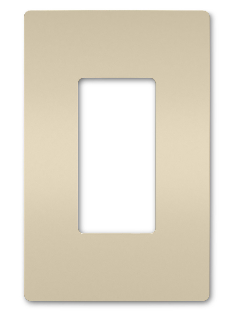 LEGRAND Pass & Seymour RWP26LA Screwless 1G Wall Plate Light Almond