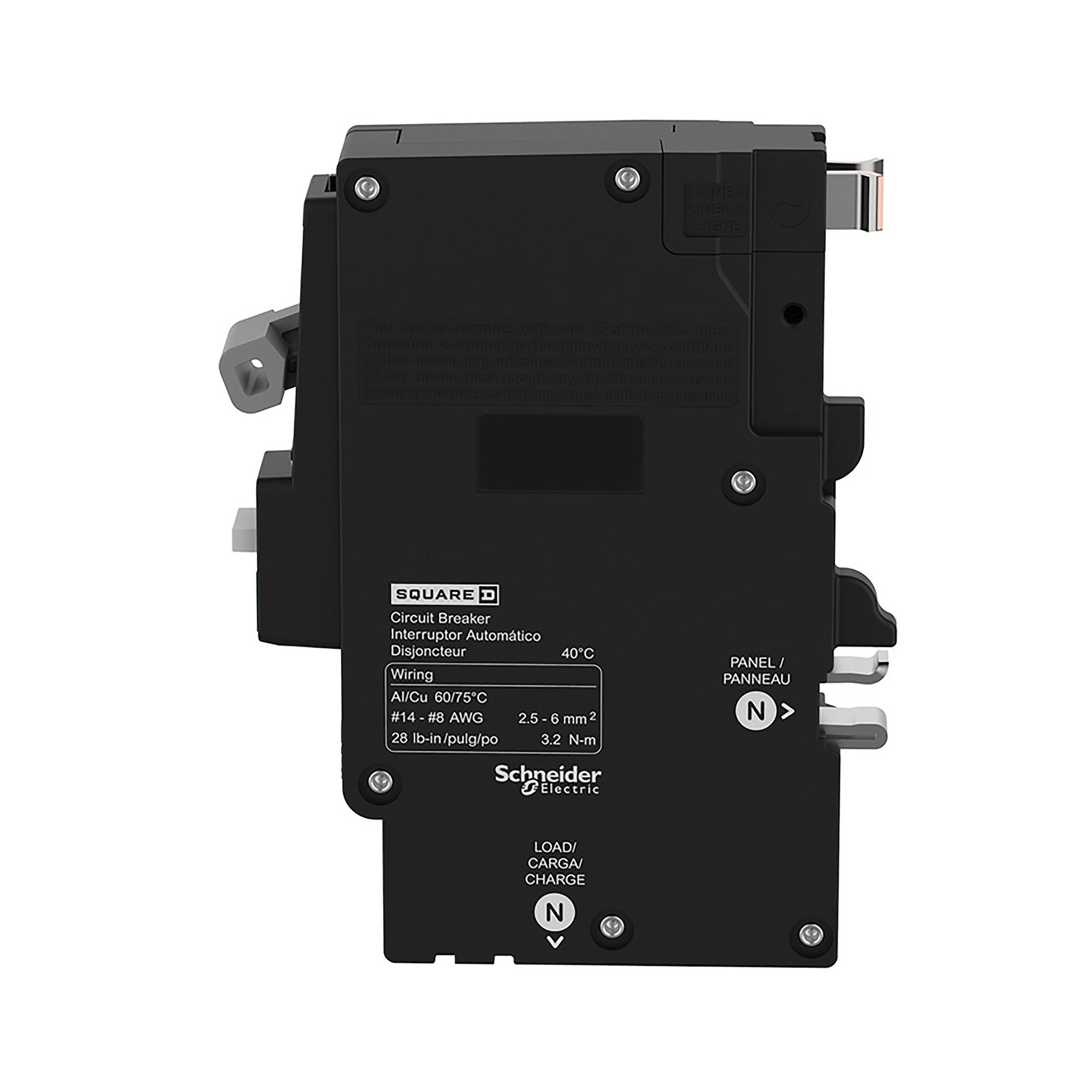 SCHNEIDER ELECTRIC Square D QO120PAF Mini Circuit Breaker 20A 120VAC