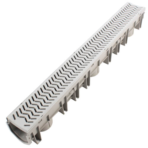 FERNCO Fernco FSDP-CHGG StormDrain Plus Channel with Grate 39.5 inches