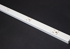 LEGRAND Legrand BK20GB606 Wiremold Multi-Outlet Strip 1-Circuit 72 in 12 Outlets