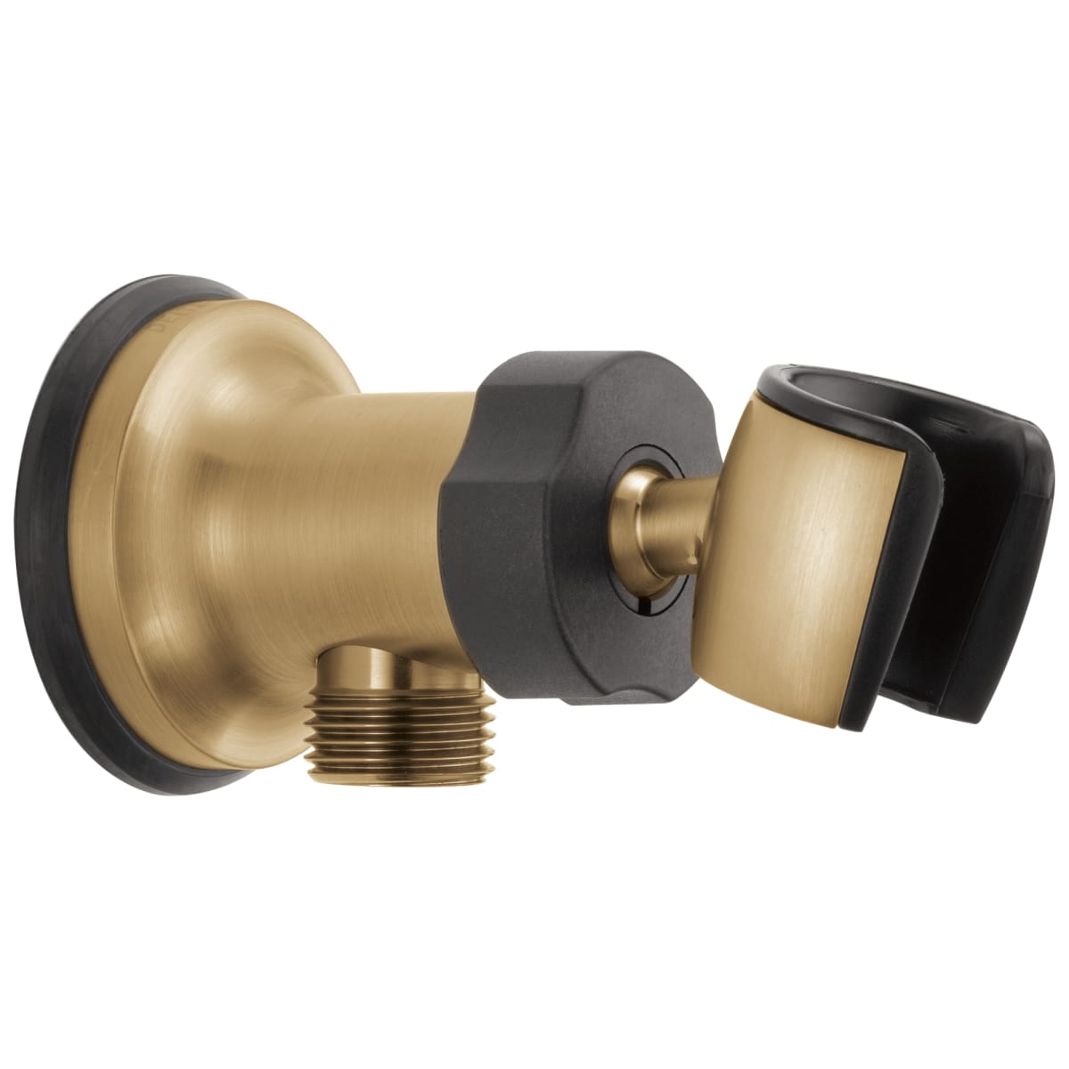 DELTA FAUCET Delta U4985-CZ-PK Wall Elbow with Adjustable Wall Mount 1/2 Inch Brass