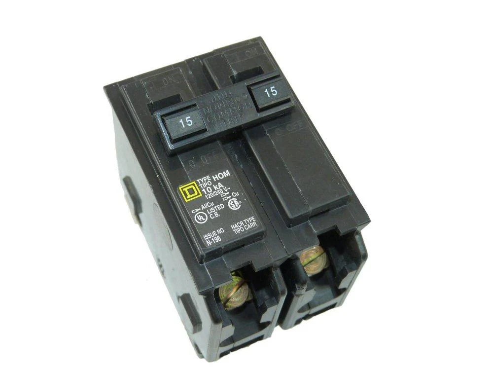 SQUARE D Square D HOM215 Miniature Circuit Breaker 15 Amp 120/240 Volt
