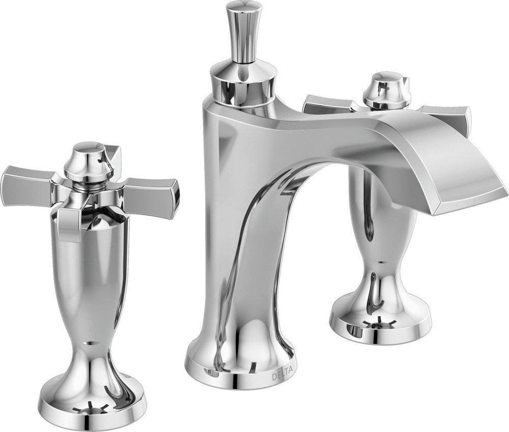 DELTA FAUCET Delta Faucet 3557-MPU-DST Dorval Two Handle Widespread Bathroom Sink Faucet