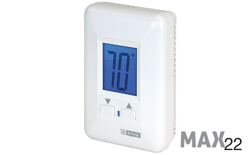 KING ELECTRIC King Electric ES230-R Thermostat Electronic 208/240V 22AMP