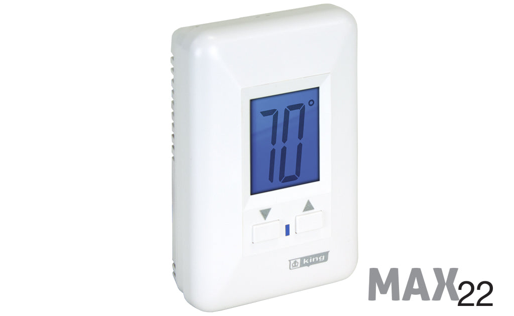 KING ELECTRIC King Electric ES230-R Thermostat Electronic 208/240V 22AMP