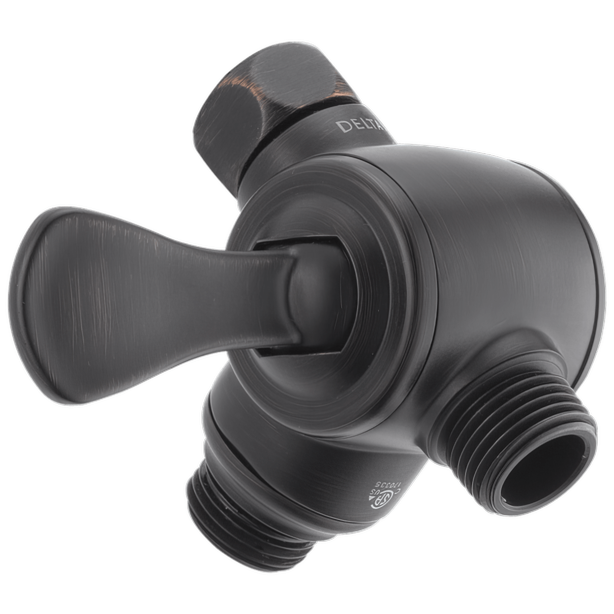 DELTA FAUCET Delta U4929-RB-PK 3-Way Shower Arm Diverter for Hand Shower, Venetian Bronze