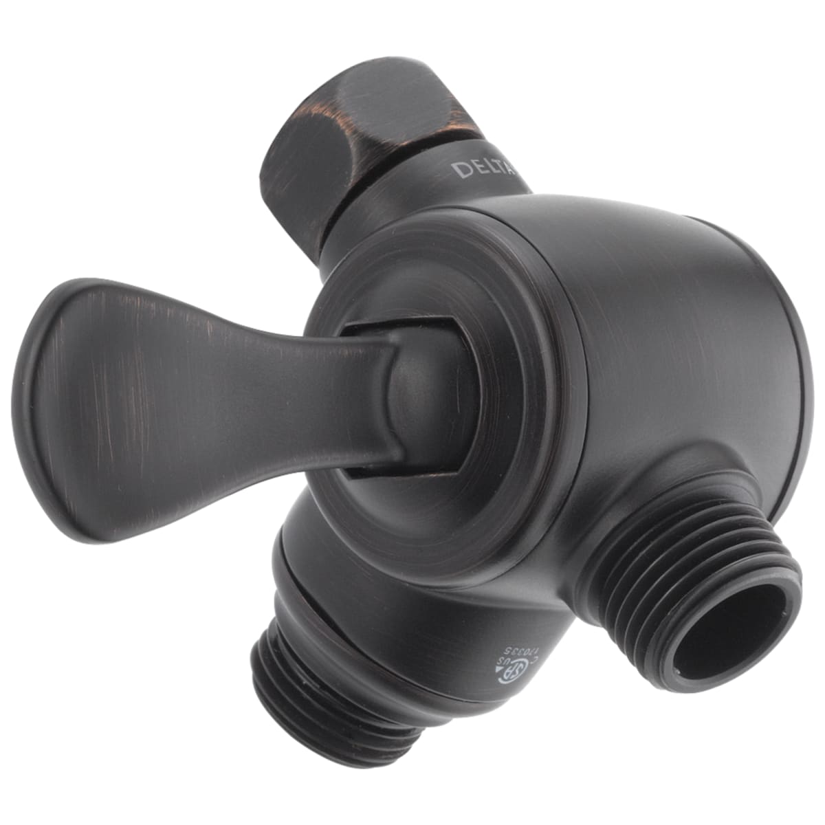 DELTA FAUCET Delta U4929-RB-PK 3-Way Shower Arm Diverter for Hand Shower, Venetian Bronze