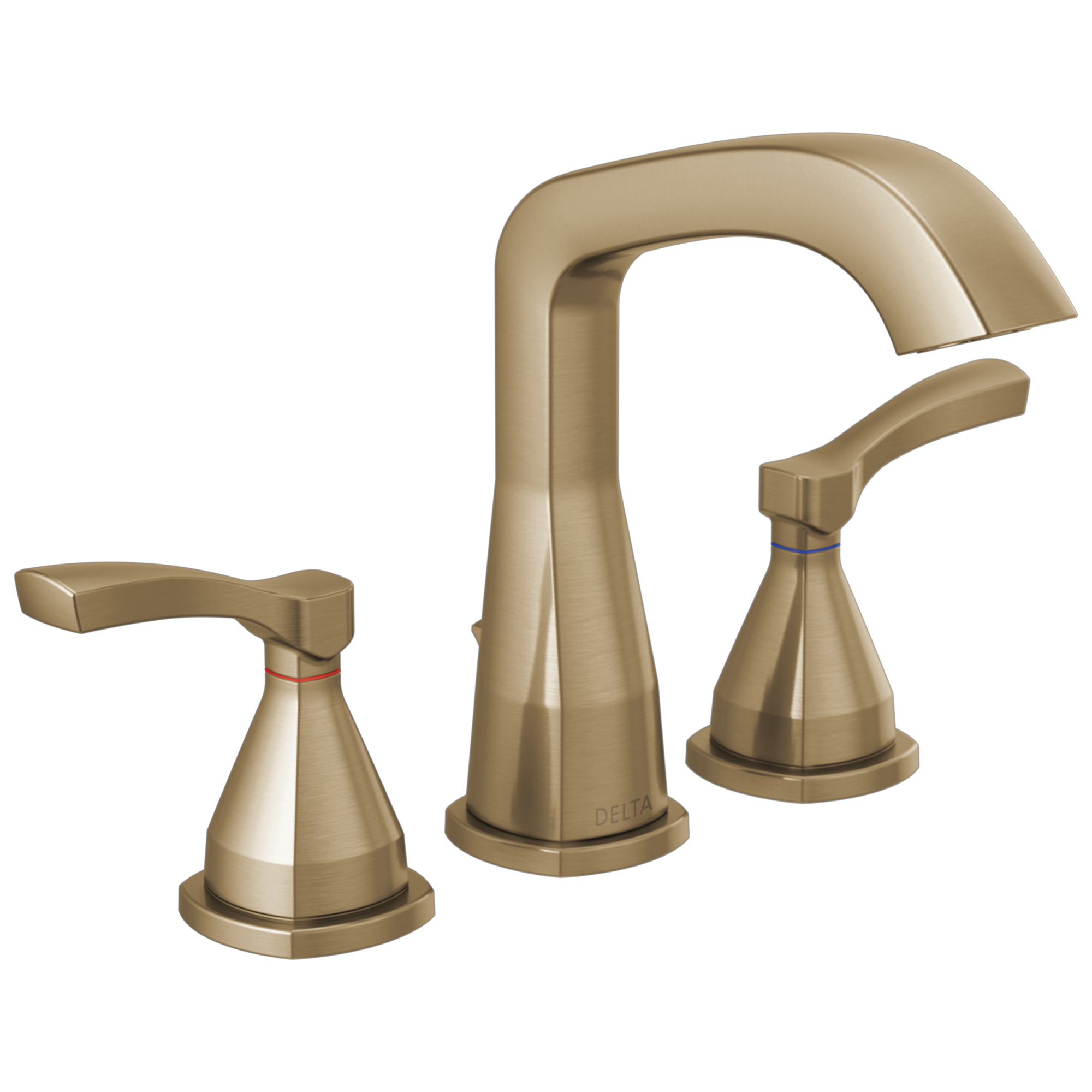 DELTA FAUCET Delta 35776-CZMPU-DST Stryke Two Handle Widespread Bathroom Sink Faucet in Brilliance Champagne Bronze