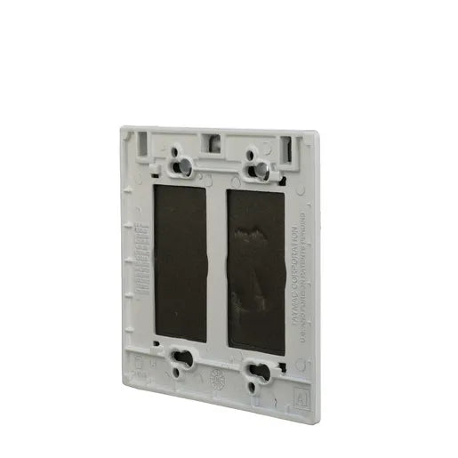 HUBBELL Hubbell Electric MX2050WH 2-Hole Weatherproof Outlet Box Cover GFCI Device Die Cast Metal