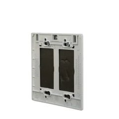 HUBBELL Hubbell Electric MX2050WH 2-Hole Weatherproof Outlet Box Cover GFCI Device Die Cast Metal