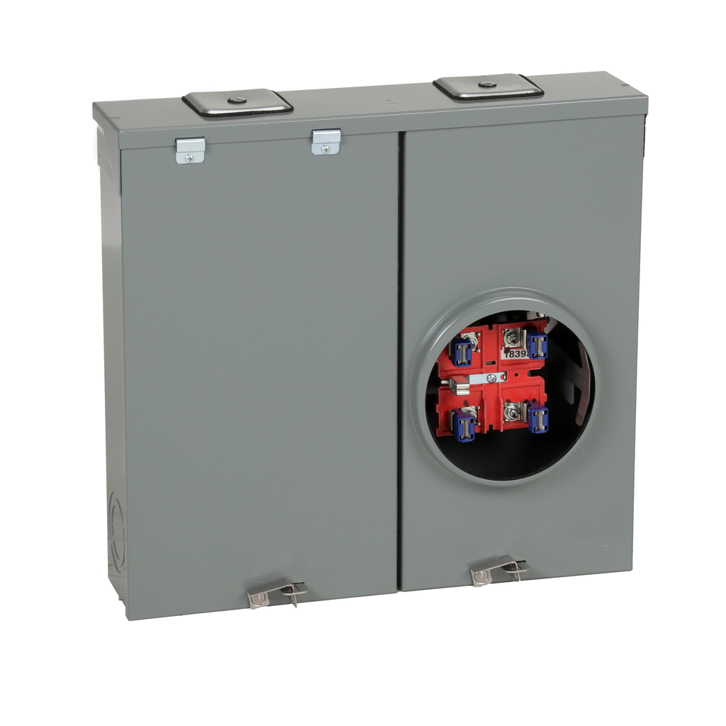 SCHNEIDER ELECTRIC Square D RC200S 200 Amp 1-Phase 3-Wire Surface Mount Overhead/Underground Service Ringless Type Meter Main