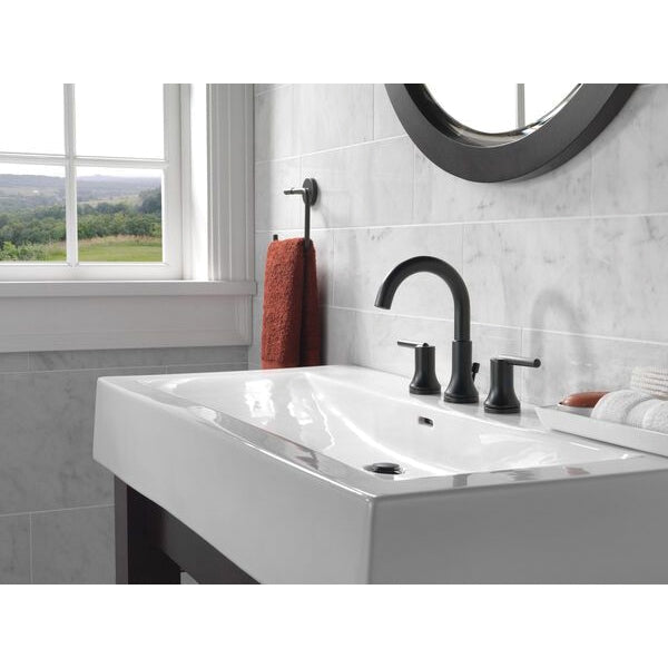 DELTA FAUCET DELTA FAUCET 3559-BLMPU-DST Trinsic Widespread Bathroom Faucet 1.2 GPM Matte Black