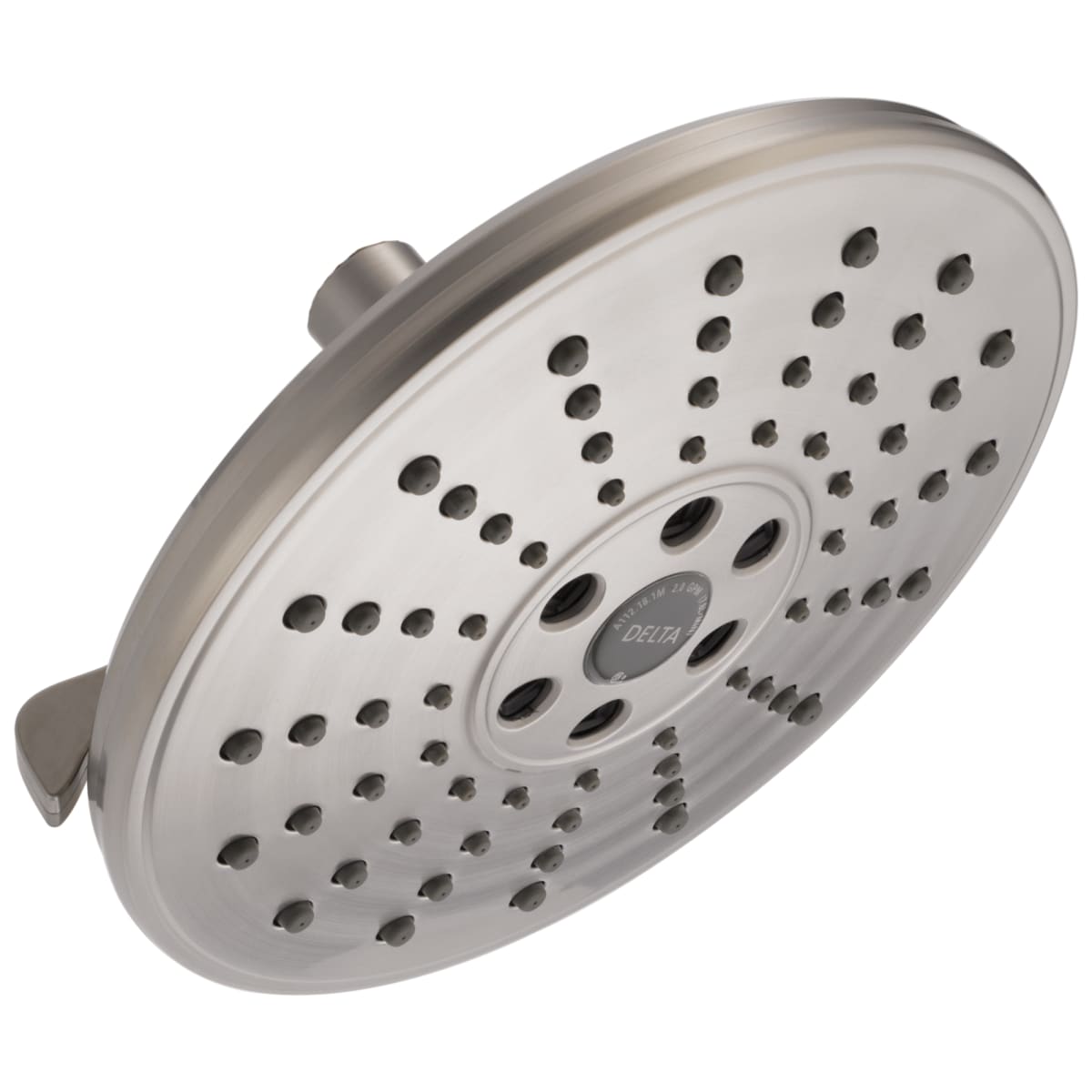 DELTA FAUCET Delta 52688-SS-PR Universal Showering Components: H2OKinetic 3-Setting Raincan Shower Head