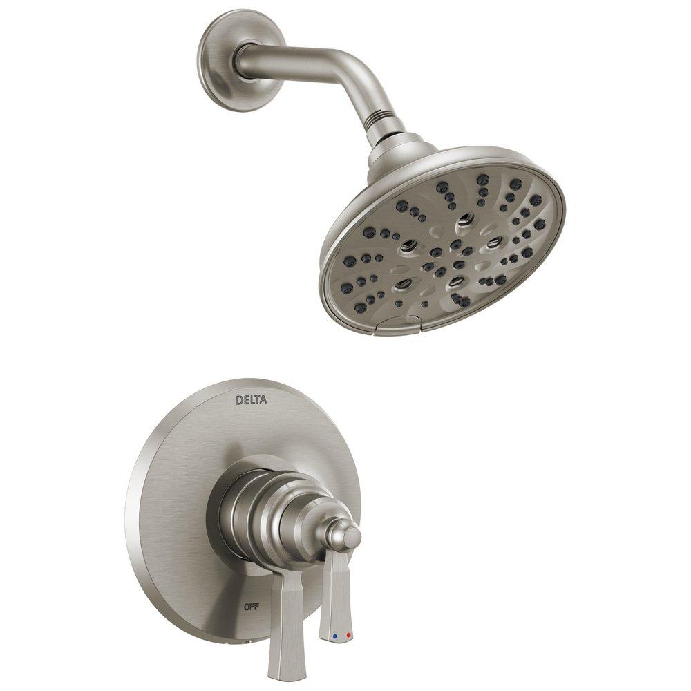 DELTA FAUCET Delta Faucet T17256-SS Dorval Two Handle Multi Function Shower Faucet