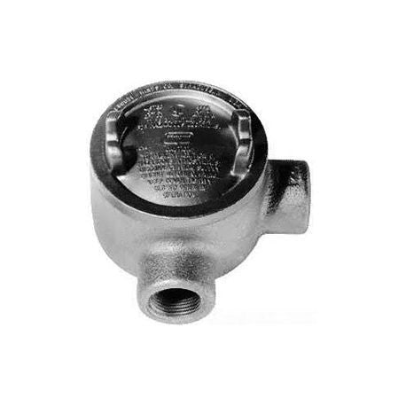 EATON Crouse-Hinds GUAL26 Conduit Outlet Box with Cover 3/4 inch 3 inch Cover Opening