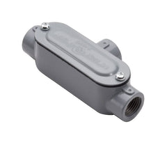 SOUTHWIRE Topaz T5CG 1-1/2 inches Aluminum Rigid "T" Conduit Body