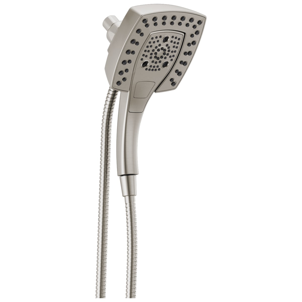 DELTA FAUCET DELTA 58474-SS-PR H2Okinetic In2ition 5-Setting 2-in-1 Shower Head with Hose