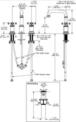 DELTA FAUCET Delta 3587-CZ-PR-DST Broderick 1.2 GPM Widespread Bathroom Faucet