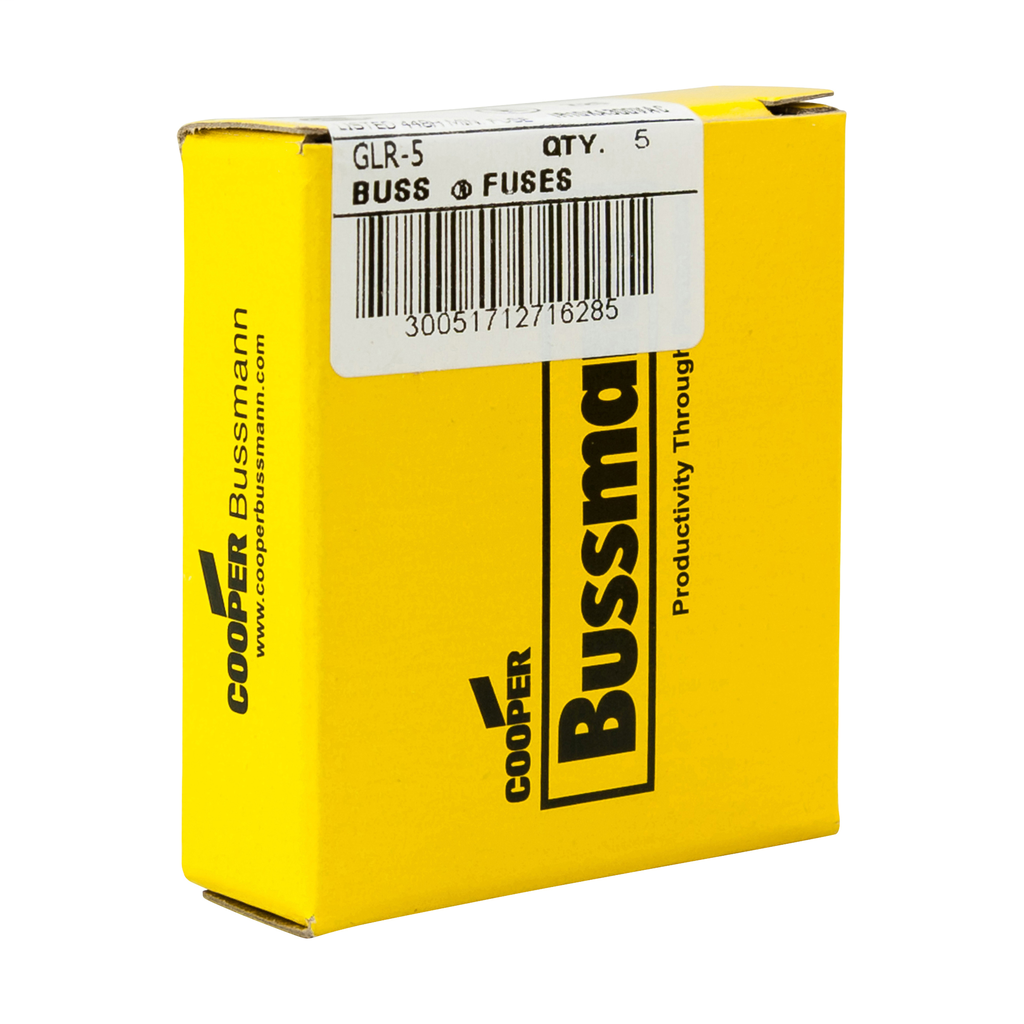 EATON Bussmann GLR-5 Fast Acting Fuse 5 Amp