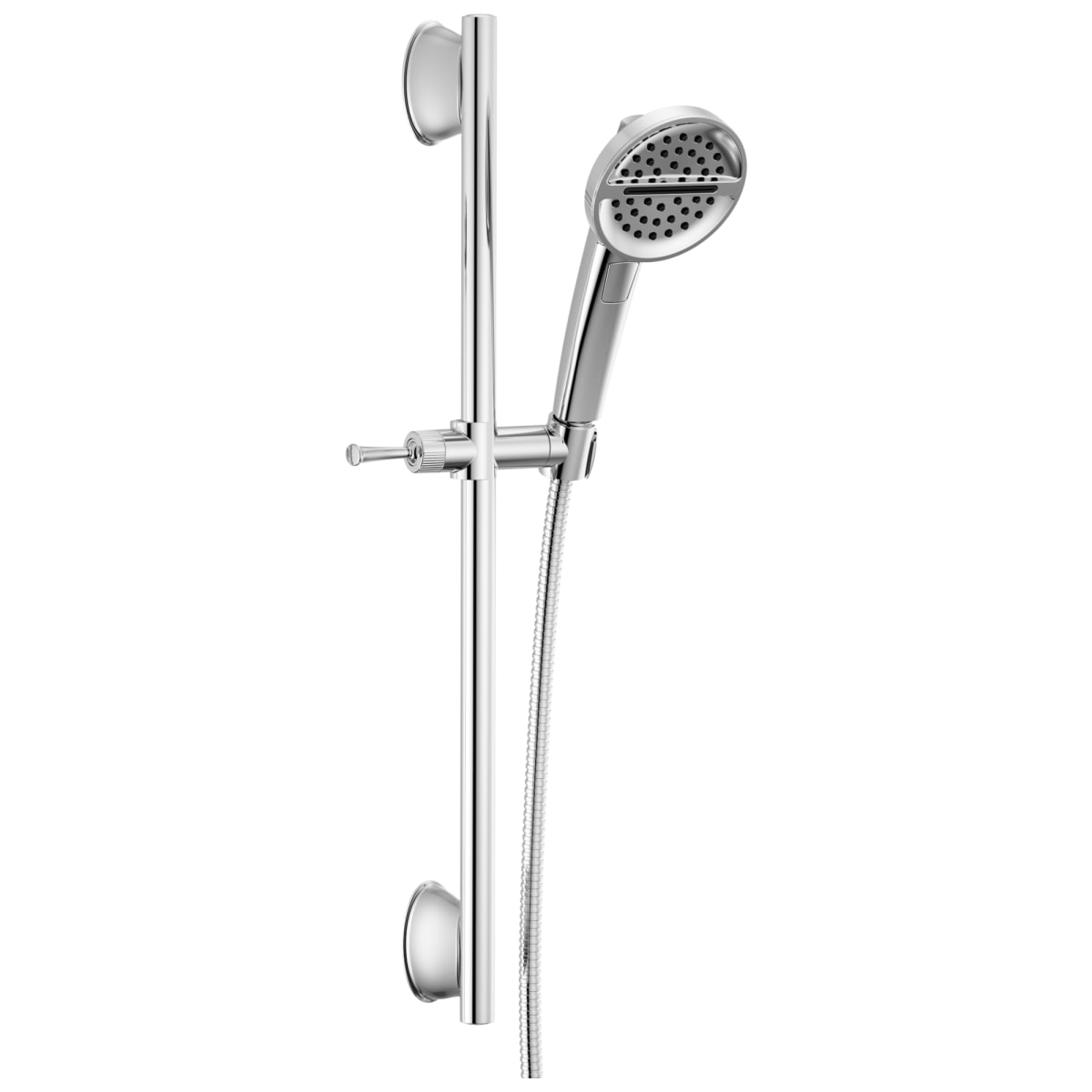 DELTA FAUCET Delta 51386-PR Universal Showering Components 3-Setting Slide Bar Handshower