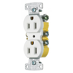 HUBBELL Hubbell RR15W HUBBELL RESI DUP RCPT 15A 125V PUSH TERM WH