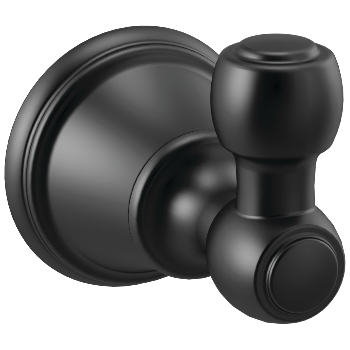 DELTA FAUCET Delta 73235-BL Matte Black Single Robe Hook