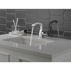DELTA FAUCET Delta H551 Delta Stryke Single Handle Helo in Chrome