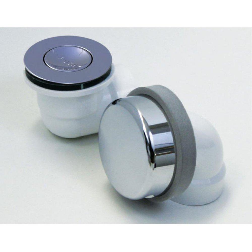 WATCO Watco 901-PF-PVC-CP Presflo 1-7/8 in. Plastic Bath Waste Half Kit in Chrome Plated