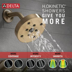 DELTA FAUCET Delta Faucet T14259-CZ Trinsic Shower Trim Kit Champagne Bronze