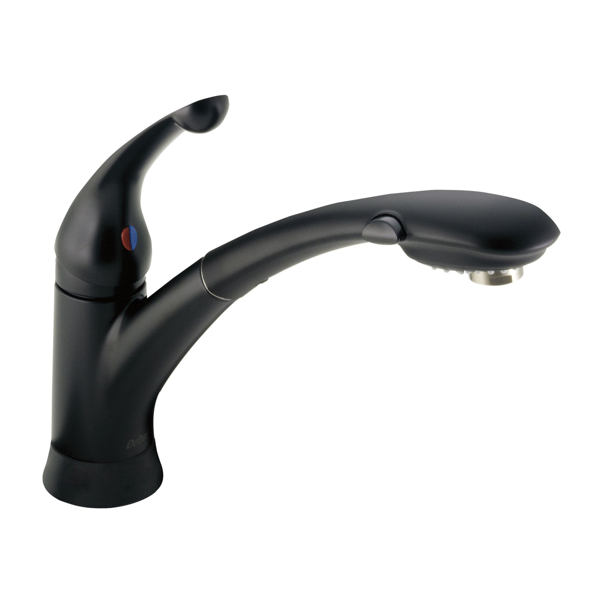 DELTA FAUCET Delta 470-BL-DST Single Handle Pull-Out Kitchen Faucet