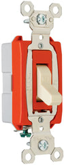 LEGRAND Pass & Seymour PS20AC1I 1-Pole Industrial Extra Heavy Duty Toggle Switch, 120/277 VAC, 20 Amp