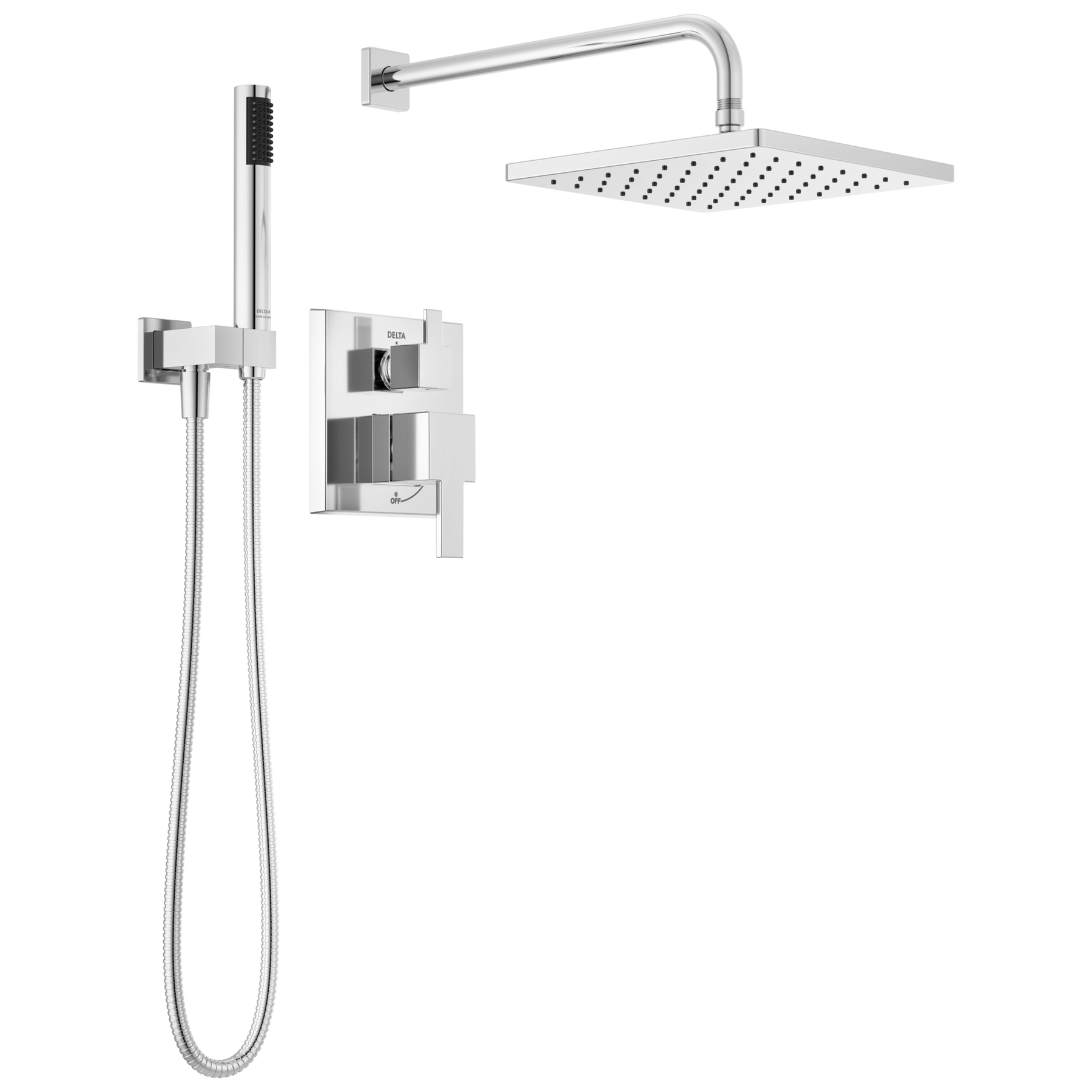 DELTA FAUCET Delta 342701 Monitor 14 Series Shower with Raincan, Hand Shower & Rough Valve