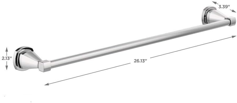 DELTA FAUCET Delta Faucet 77624 Stryke Wall Mounted 24 in. Towel Bar