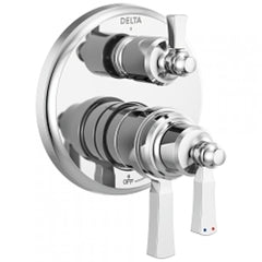 DELTA FAUCET Delta T27T956 Traditional 2-Handle Monitor 17T Series Valve Trim with 6