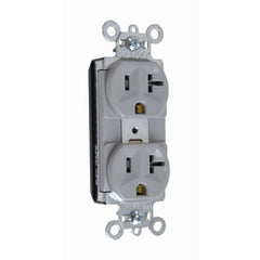 LEGRAND Pass & Seymour PT5362-GRY PlugTail Spec Grade Duplex Receptacle 20A 125V Gray