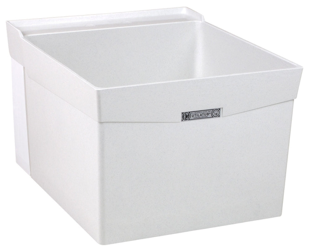 MUSTEE E.L Mustee & Sons, Inc. 18WK Utilatub Laundry Tub Wall 4pk