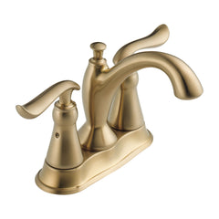 DELTA FAUCET Delta 2594-CZMPU-DST Linden Two Handle Centerset Lavatory Faucet with Pop-Up Drain